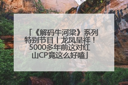 《解码牛河梁》系列特别节目丨龙凤呈祥！5000多年前这对红山CP竟这么好嗑