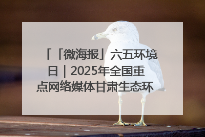 「微海报」六五环境日｜2025年全国重点网络媒体甘肃生态环保行走进兰州新区