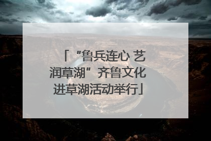 “鲁兵连心 艺润草湖”齐鲁文化进草湖活动举行