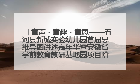 童声・童趣・童思——五河县新城实验幼儿园首届思维导图讲述嘉年华暨安徽省学前教育教研基地园项目阶段性成果展示活动