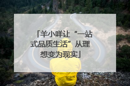 羊小咩让“一站式品质生活”从理想变为现实