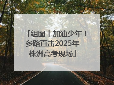 组图丨加油少年！多路直击2025年株洲高考现场