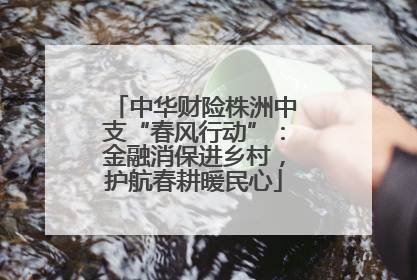 中华财险株洲中支“春风行动”：金融消保进乡村，护航春耕暖民心