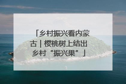 乡村振兴看内蒙古｜樱桃树上结出乡村“振兴果”