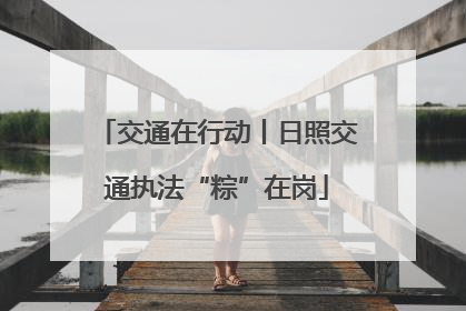 交通在行动丨日照交通执法“粽”在岗