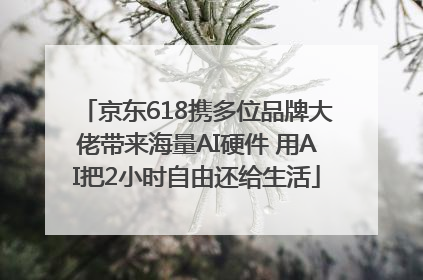京东618携多位品牌大佬带来海量AI硬件 用AI把2小时自由还给生活