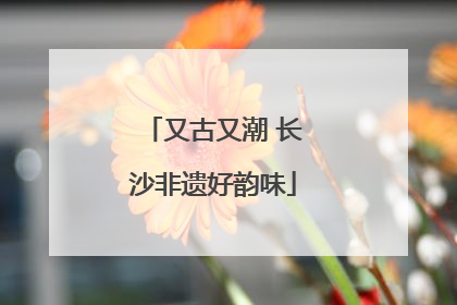 又古又潮 长沙非遗好韵味