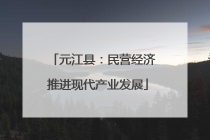 元江县：民营经济推进现代产业发展