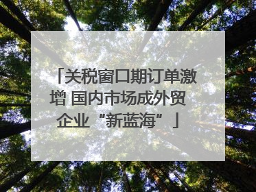 关税窗口期订单激增 国内市场成外贸企业“新蓝海”