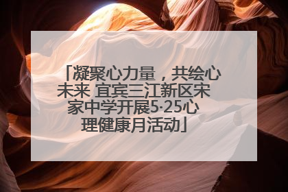 凝聚心力量，共绘心未来 宜宾三江新区宋家中学开展5·25心理健康月活动