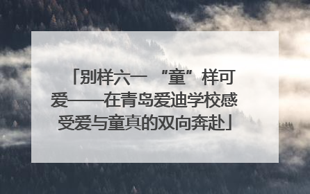 别样六一 “童”样可爱——在青岛爱迪学校感受爱与童真的双向奔赴