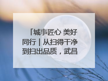 城事匠心 美好同行｜从扫得干净到扫出品质，武昌临江大道“洗”出洁净样板路