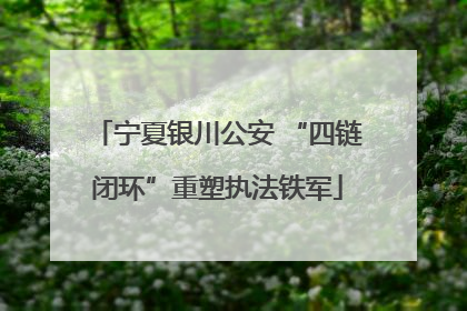 宁夏银川公安 “四链闭环”重塑执法铁军
