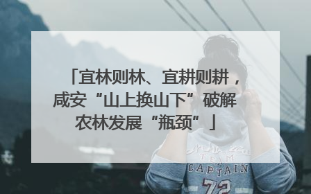 宜林则林、宜耕则耕，咸安“山上换山下”破解农林发展“瓶颈”