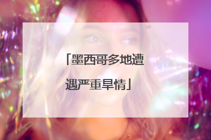 墨西哥多地遭遇严重旱情