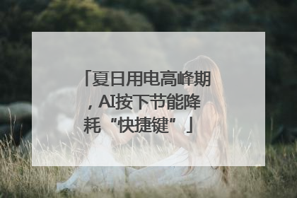 夏日用电高峰期，AI按下节能降耗“快捷键”