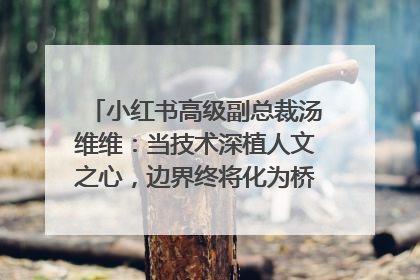小红书高级副总裁汤维维：当技术深植人文之心，边界终将化为桥梁｜聚焦2025文化强国建设高峰论坛