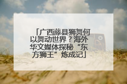 广西藤县狮舞何以舞动世界？海外华文媒体探秘“东方狮王”炼成记