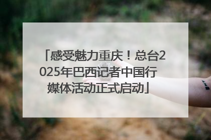 感受魅力重庆！总台2025年巴西记者中国行媒体活动正式启动