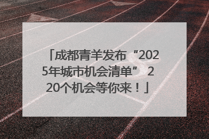 成都青羊发布“2025年城市机会清单” 220个机会等你来！