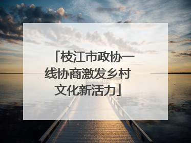 枝江市政协一线协商激发乡村文化新活力