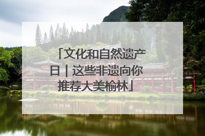 文化和自然遗产日｜这些非遗向你推荐大美榆林