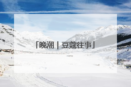 晚潮｜豆蔻往事