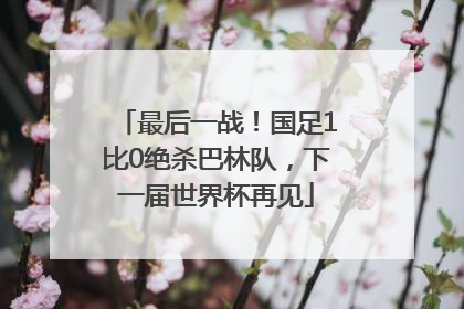 最后一战！国足1比0绝杀巴林队，下一届世界杯再见