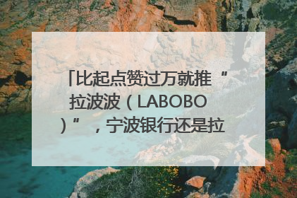 比起点赞过万就推“拉波波（LABOBO）”，宁波银行还是拉业绩吧｜财经辣评