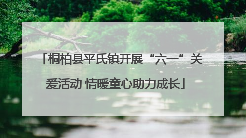 桐柏县平氏镇开展“六一”关爱活动 情暖童心助力成长