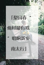 梨园春“俺村最有戏”唱响新乡南太行