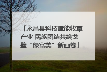 永昌县科技赋能牧草产业 民族团结共绘戈壁“绿富美”新画卷