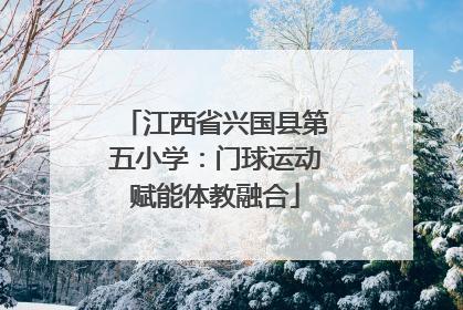 江西省兴国县第五小学：门球运动赋能体教融合