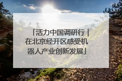 活力中国调研行｜在北京经开区感受机器人产业创新发展