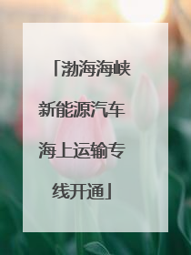 渤海海峡新能源汽车海上运输专线开通