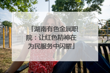湖南有色金属职院：让红色精神在为民服务中闪耀