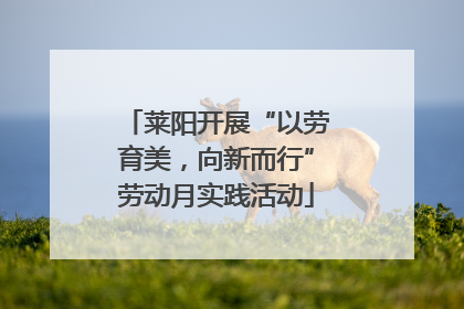 莱阳开展“以劳育美，向新而行”劳动月实践活动