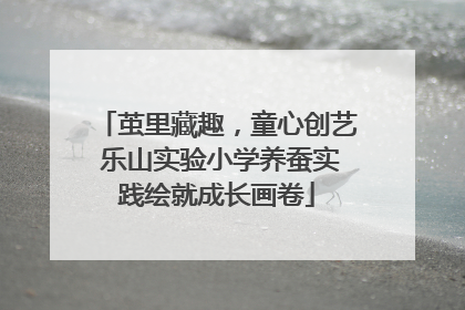 茧里藏趣，童心创艺 乐山实验小学养蚕实践绘就成长画卷