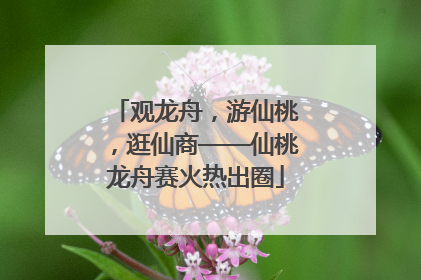 观龙舟，游仙桃，逛仙商——仙桃龙舟赛火热出圈