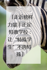 走近榜样力量｜正定特教学校：让“特殊学生”不再特殊