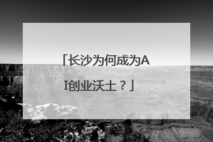 长沙为何成为AI创业沃土？