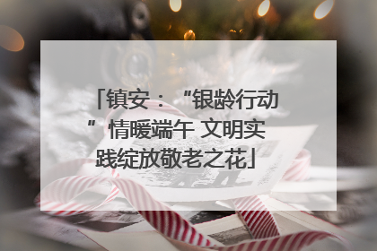 镇安：“银龄行动”情暖端午 文明实践绽放敬老之花