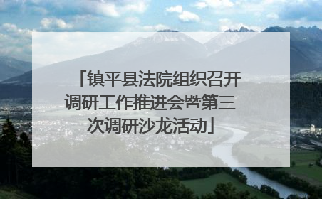 镇平县法院组织召开调研工作推进会暨第三次调研沙龙活动