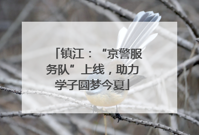 镇江：“京警服务队”上线，助力学子圆梦今夏