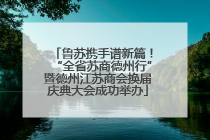 鲁苏携手谱新篇！“全省苏商德州行”暨德州江苏商会换届庆典大会成功举办