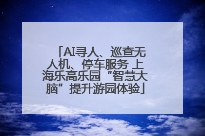 AI寻人、巡查无人机、停车服务 上海乐高乐园“智慧大脑”提升游园体验
